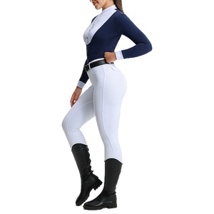 <span class=keywords><strong>Pantaloni</strong></span> da Equitazione Professionali in Poliestere/Spandex <span class=keywords><strong>per</strong></span> Donna, Quattro Stagioni, Comodi, Resistenti all'Usura, Antiscivolo, Morbidi e Traspiranti - Product Image 6