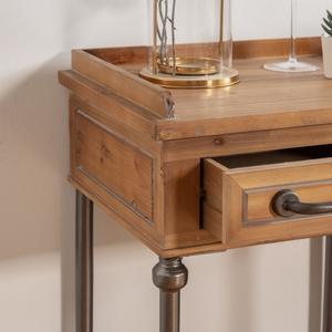 HOME Living Room Rustic Antique <b>Metal</b> Frame <b>Wood</b> Top <b>Coffee</b> <b>Table</b> Storage Durable Portable Easy Assembly Multifunction <b>Table</b> - Product Image 6