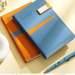 Carnet en cuir PU format A5 personnalisé avec logo, style professionnel, pour bureau, école, journal, agenda, cadeau – Édition 2026 - Product Image 2