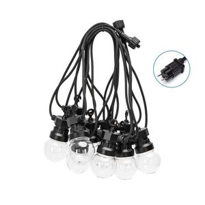 ไฟ LED สายยาว 8 เมตร สายสีดำ สำหรับตกแต่งภายนอกและภายใน งานปาร์ตี้ ไฟสวน - Product Image 1