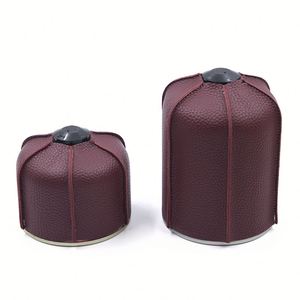 Large Size Pu Leather Protective Sleeve for <b>Gas</b> Tank Waterproof Outdoor <b>Camping</b> Hiking Mini Stove Accessory - Product Image 4