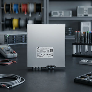 เอเอเอ ดีลต้า อิเล็คทรอนิคส์ MEB-1K2A24T 1200W/24V อะแดปเตอร์จ่ายไฟแบบสวิตชิ่งแบบแชสซีปิด CHINA - Product Image 2