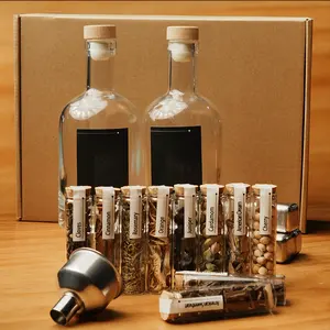 DIY Gift Kits Make Do Your Own Rum Gin Whiskey Botanical Spices Bottle Whisky Infusion Kit