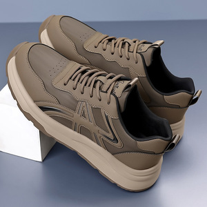 Chaussures de marche légères en PU pour hommes, nouvelle collection 2026, respirantes, semelle souple, baskets sportives décontractées, antidérapantes - Product Image 1