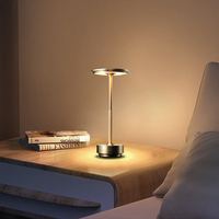 Lampe de table portable à LED 3 couleurs, tactile, sans fil, rechargeable, pour bar, table à manger, extérieur