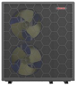 Bomba de Calor de Aire a Agua Metálica de Alta Eficiencia R290 con Doble Ventilador y Bomba de Agua Eléctrica de 230V para Uso Doméstico - Product Image 4