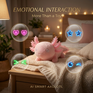 Peluche Interactivo de Ajolote Rosa, Muñeco Inteligente con IA que Habla para Niños, Novedad 2026, Certificado de Seguridad ASTM, Regalo Sorpresa - Product Image 4