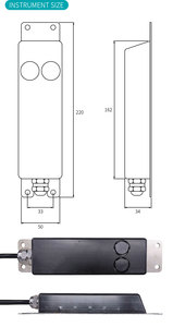 Medidor de Flujo Ultrasónico Doppler de Canal Abierto Aice Tech (sin Host), Sensores IoT para Instrumentos de Medición de Velocidad - Product Image 5