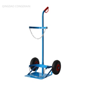 Özelleştirilebilir endüstriyel oksijen tüpü cart-çelik gaz silindiri arabası el arabası 200kg yük kapasitesi Platform yapısı OEM - Product Image 2