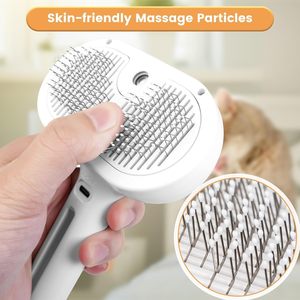Cepillo de Vapor para Gatos 3 en 1, Peine para Eliminar el Pelo de Mascotas con Vapor, Autolimpiante, Antiestático, Eliminación Efectiva del Pelo, Cepillo para el Cuidado de Gatos - Product Image 4