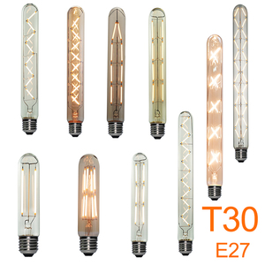<span class=keywords><strong>Ampoule</strong></span> rétro edison à <span class=keywords><strong>tube</strong></span> long, décorative, <span class=keywords><strong>vintage</strong></span>, LED à filament, <span class=keywords><strong>ampoule</strong></span> E27 6W 110 220V - Product Image 2