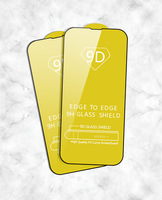 Protection d'écran pour iPhone 17, film protecteur en verre trempé transparent 9D 9H à couverture intégrale anti-poussière pour iPhone 14 15 16 17 Pro Max