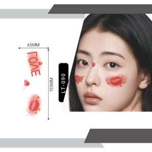 Le lentiggini delle <span class=keywords><strong>ragazze</strong></span> da donna arrossiscono con il cuore adesivi temporanei per tatuaggi accessori per il trucco Sexy impermeabili con la faccia decorativa del corpo in carta bianca - Product Image 5