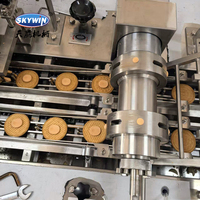 Machine automatique Skywin 3+2 pour le remplissage et le sandwiching de biscuits à la crème avec machine d'emballage en pile