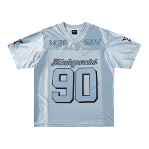 เสื้อยืดคอกลมถักลายดาวอักษรและตัวเลขสำหรับผู้ชาย ขายดีปี 2025 ทรงปกติ สไตล์สปอร์ตแคชชวล ผ้าฝ้าย 100% - Product Image 2
