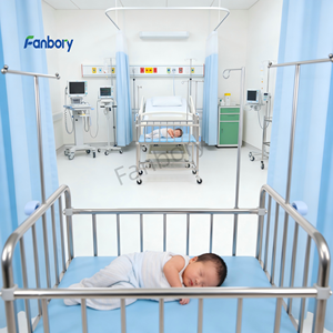 Kereta Bayi Pusat Pascapersalinan Fanbory, Tempat Tidur ICU Rumah Sakit, Tempat Tidur Bayi Baru Lahir, Logam ABS Manual ISO, Garansi 1 Tahun, Peralatan Perawatan Bayi - Product Image 6