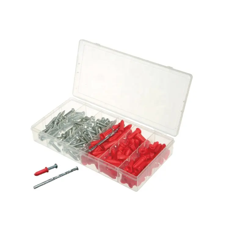 Hardware Kit 201pc Assorted Anchor Sheet Metal Screw Set grade 8 bolts and nuts kit