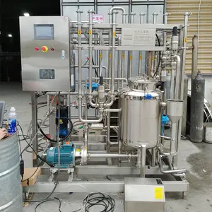 प्लेट दूध Pasteurizer स्वत: नियंत्रण के साथ अल्ट्रा उच्च तापमान प्रकार और नई शर्त यू एच टी दूध अजीवाणु मशीन