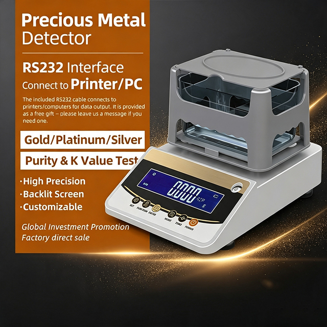 A.Factory Direct Sales of Gold Density Meters Laboratory 320g/620g Digital Display Electronic Metal Solid Specific Gravity Meter
