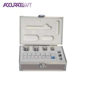 Jeu de poids d'étalonnage certifié ISO 9001:2015 1mg-200g (23 pièces) | Laboratoire de balances numériques d'équilibre analytique en acier inoxydable - Product Image 3