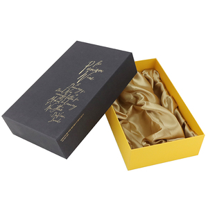 Embalaje barato estilo de libro de caja de regalo de <span class=keywords><strong>vino</strong></span> con forro de seda - Product Image 3
