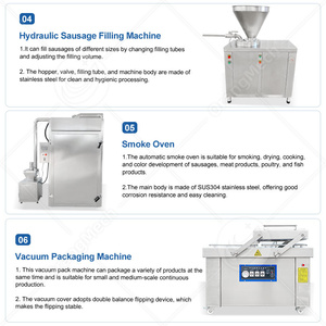 Máquina Automática para Hacer <span class=keywords><strong>Chorizo</strong></span> ORME, Línea de Producción de Salchichas, Máquina para Hacer Salchichas para Pequeñas Empresas, Precio - Product Image 4