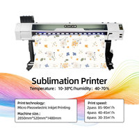 Printer Sublimasi Otomatis Gwin GW1800 Berkualitas Tinggi DX5/XP600 1.6m/1.8m 6ft untuk Pencetakan Kaos 2400 DPI 40 Ppm Roll-to-Roll