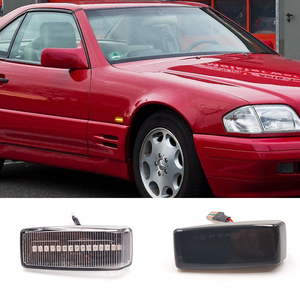 Indicatori di direzione laterali ambra dinamici automatici del lampeggiatore della luce dell'indicatore LED per il Benz W201 <span class=keywords><strong>190</strong></span> <span class=keywords><strong>W124</strong></span> W202 W140 R129 di Mercedes - Product Image 1