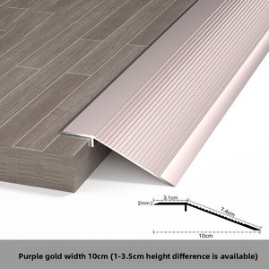 Profilé de transition de sol en alliage d'aluminium Sunsbuild, réducteur de seuil, moulure pour carrelage, bois, hôpital, hôtel - Product Image 5