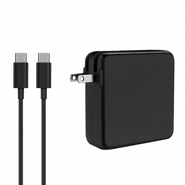 96W US Plug USB-C Type-C Charger Factory Wholesale High Quality Black Fast Charging Power Adapter for MacBook