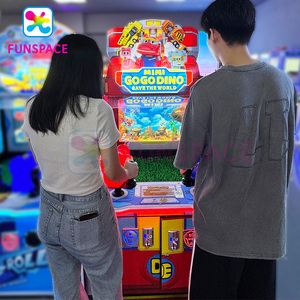 Funspace nhà máy bán buôn đồng tiền hoạt động Arcade <span class=keywords><strong>32</strong></span> inch 2 người chơi trẻ em chụp nước Video Trò chơi máy cho trung tâm trò chơi - Product Image 5