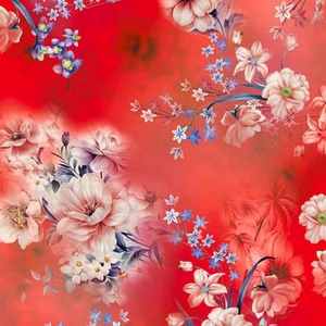 Polyester <span class=keywords><strong>Spandex</strong></span> <span class=keywords><strong>4</strong></span> Cách Căng Hạt Lớn Crepe Lớn 210gsm Vải In Cho May Mặc Thời Trang Áo Khoác Ngoài - Product Image 3