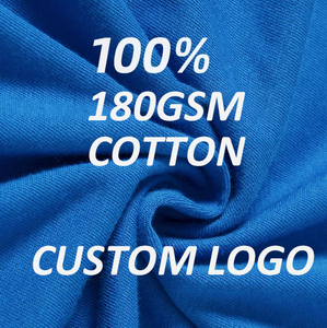 Vente en gros de t-shirts à col rond en coton 100% 180 g/m², t-shirts blancs décontractés personnalisés pour hommes - Product Image 3