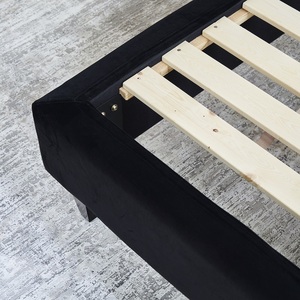 Ultimo Design <span class=keywords><strong>letto</strong></span> con materassi in legno <span class=keywords><strong>camera</strong></span> <span class=keywords><strong>da</strong></span> <span class=keywords><strong>letto</strong></span> set Queen King Size tessuto Up-fondina letti - Product Image 5