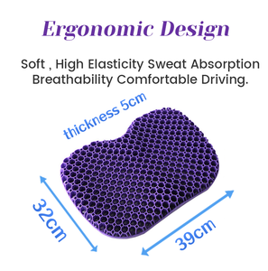 Fourniture directe <span class=keywords><strong>d</strong></span>'usine confort doux refroidissement ergonomique soutien antidérapant maille Portable Gel amélioré <span class=keywords><strong>coussin</strong></span> de Gel pour les conducteurs - Product Image 6
