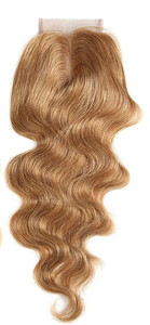 Extensioni di Capelli Umani Biondo Miele, Ondulati, 1 3 4 Fasci di Capelli Brasiliani 100% Remy, Offerta Speciale - Product Image 5