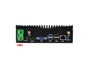 كمبيوتر صناعي بدون مروحة من ELSKY مع منفذي شبكة و6 منافذ USB يدعم معالجات J1800 وJ1900 وJ4125 كمبيوتر مصغر - Product Image 4