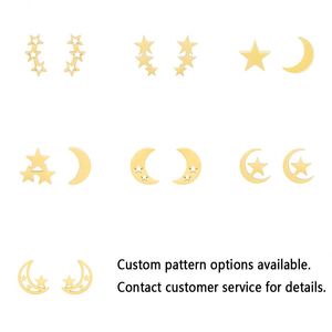 <b>Top</b> Fashion Cute Star Design Stainless Steel Jewelry <b>Earrings</b> for Women - Product Image 6