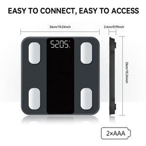 Monitoraggio elettronico della composizione dell'app Smart Wireless <span class=keywords><strong>Bmi</strong></span> Blue tooth Digital Body salute bilancia grasso - Product Image 2