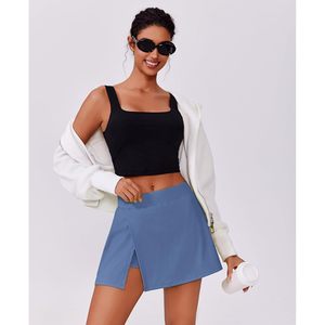Falda de Tenis para Mujer FOXA, Cintura Alta, Mini, con Abertura Lateral, Secado Rápido, Deportiva, para Golf, Entrenamiento, Pickleball - Product Image 5