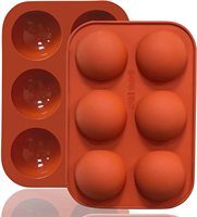 Moule en silicone pour pâtisserie, chocolat, gâteau, gelée, pudding, forme ronde, demi-moule à bonbons, antiadhésif, sans BPA