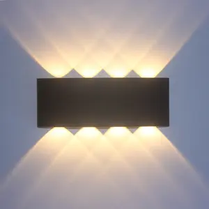 Светодиодные Настенные светильники, внешний Бронзовый потолочный светильник, необычное стекло, внешнее светодиодное настенное освещение