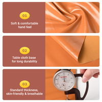 Tissu en cuir PU Nappa écologique, extensible et doux, pour canapé, bagages, vêtements, rembourrage, imitation cuir pour meubles