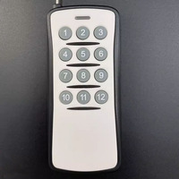 Taidacent 12/15/18 touches 315/433mhz télécommande sans fil universelle Code d'apprentissage télécommande bouton 433MHZ émetteur