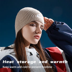 REXCHI DMZ93 Chaud Personnalisé Bonnets Chapeaux Casquettes Partout Logo Hiver En Gros Imprimé <span class=keywords><strong>Bonnet</strong></span> De Ski Tricoté - Product Image 3