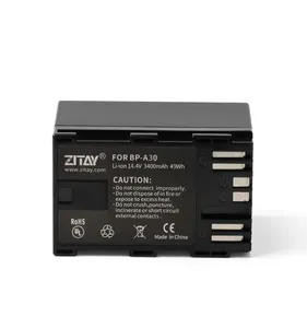 ZITAY BP-A30 Battery Touch Display Camera Battery For Canon BP-A60 C200