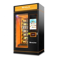 La máquina expendedora inteligente más popular de alimentos para ensaladas de frutas frescas con elevador Durians jugo de naranja cebollas negocio comercial