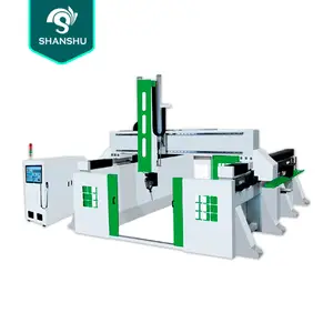 Cnc 3D Foam Cutting Machine 1325 5 Axis Foam Board Cutting Cnc Router Machine For Making Sculpture