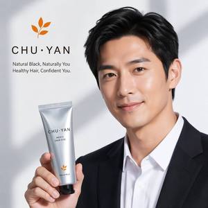 Tinte Profesional para Cabello Natural para Hombre Chuyan - Tubo de 60 ml - 100% Cobertura de Canas - Product Image 6