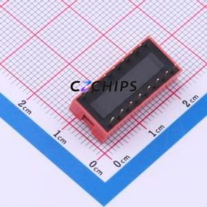 SMQS-08R-TP DIP Switch Switch ( Type: Flat Toggle, Raised Type )( Number of Switch Sections: 8 )( Lead Spacing: 2.54mm ) - Product Image 2